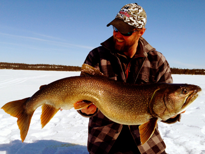 Lake Trout Fishing Saskatchewan Winter