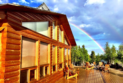 Rainbow Lodge Deck View