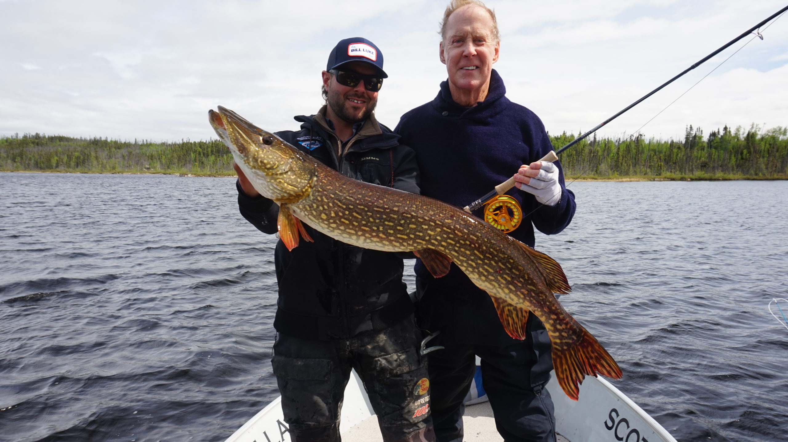 Don Luke and Josh with a beauty pike!