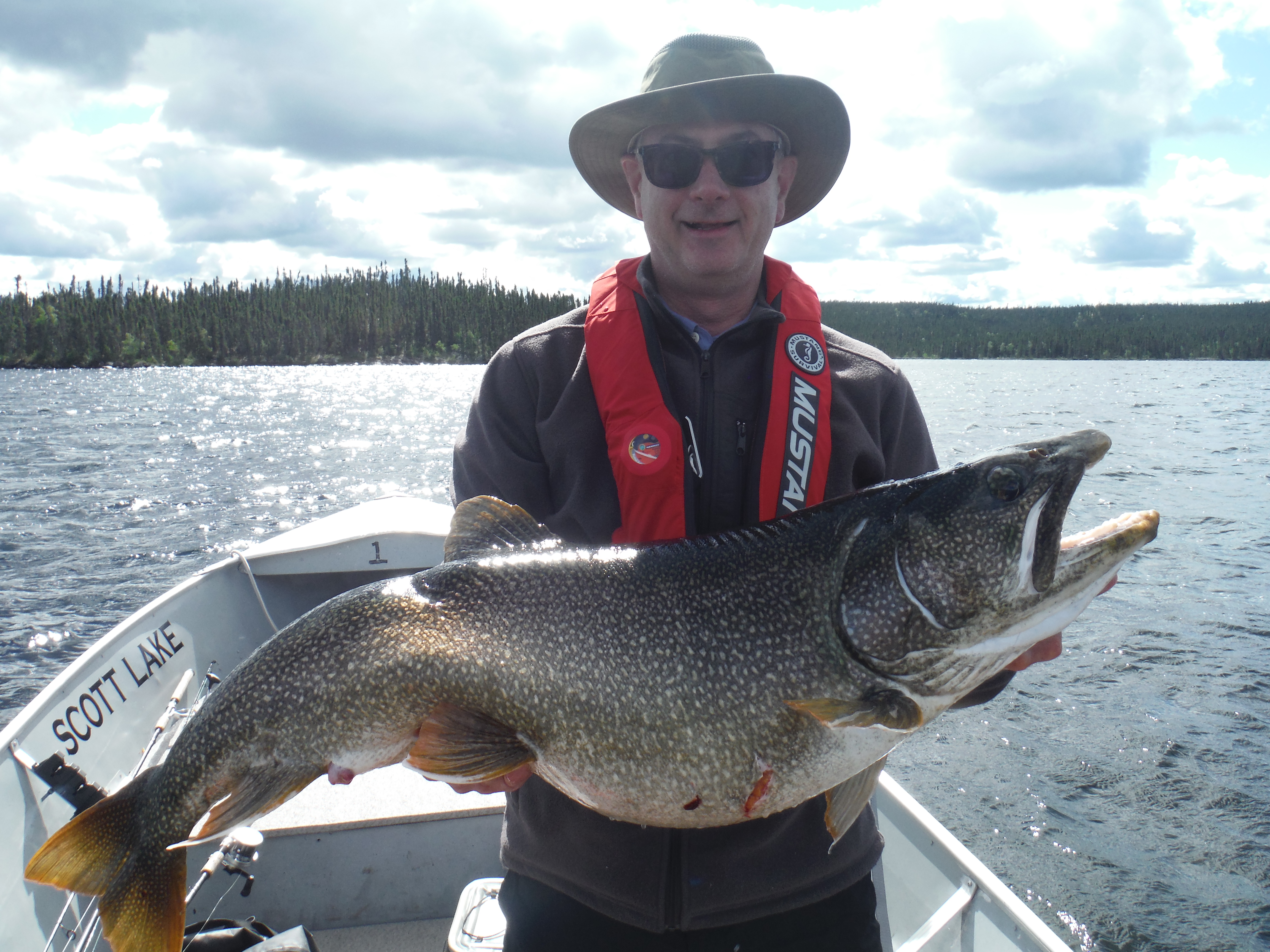 Pic of the Day - August 13th Lake Trout Fishing Saskatchewan