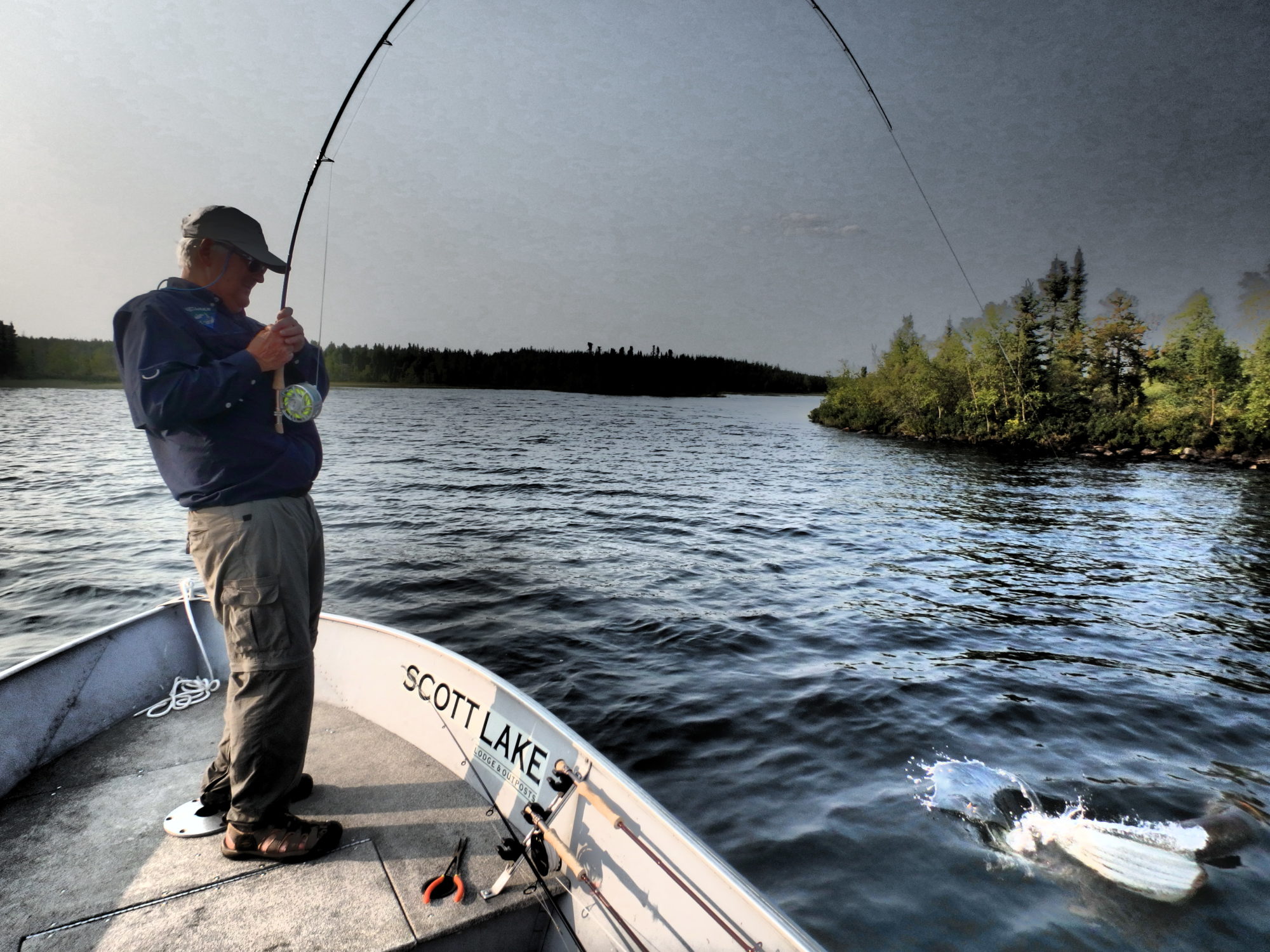 Fly Fishing for Lake Trout at Scott Lake Lodge
