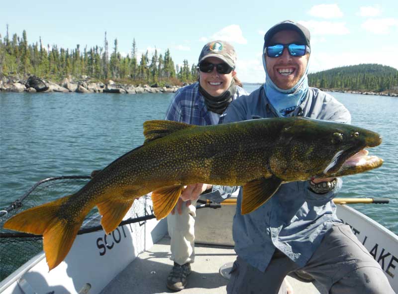 june_trout Lake Trout Fishing Saskatchewan